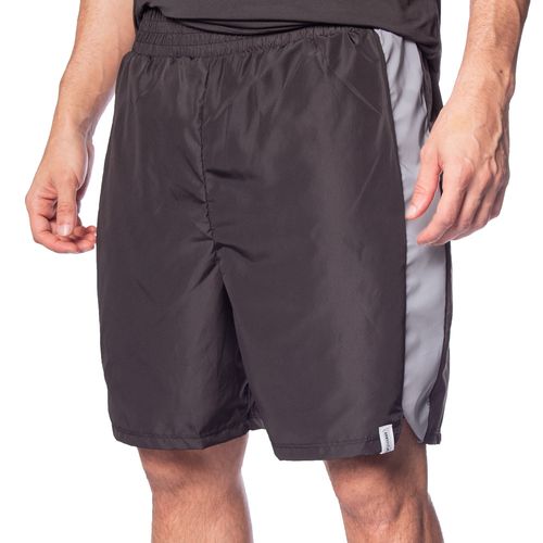 Bermuda Masculina Estilo do Corpo Dupla Refletivo Preto