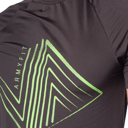 Camiseta Masculina Estilo do Corpo Armyfit Fit Line Preto