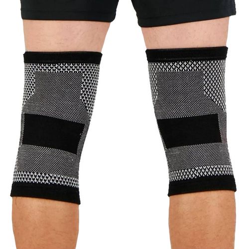 Joelheira Elástica Penalty Knit XXIII Preto/branco