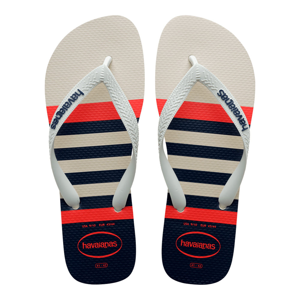 Chinelo branco best sale masculino havaianas