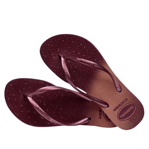 Chinelo Feminino Havaianas Slim Gloss Roxo