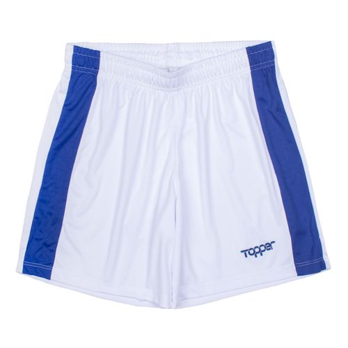Calção Feminino Topper Fut Branco/azul