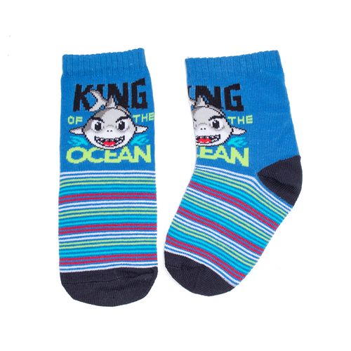 Meia Infantil Selene Bebê Cano Médio Ocean Azul