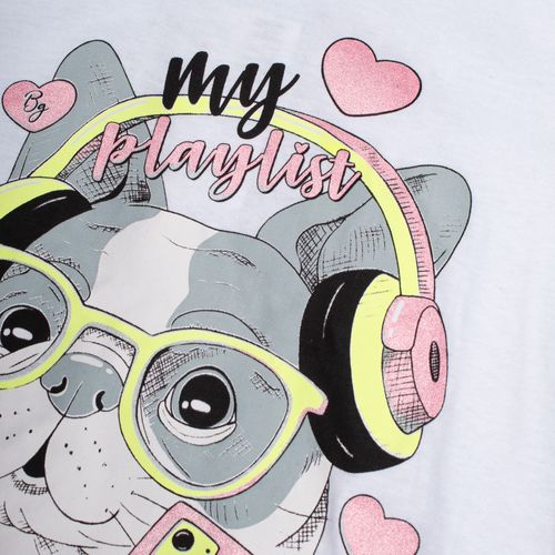 Conjunto Infantil Boca Grande Playlist Branco