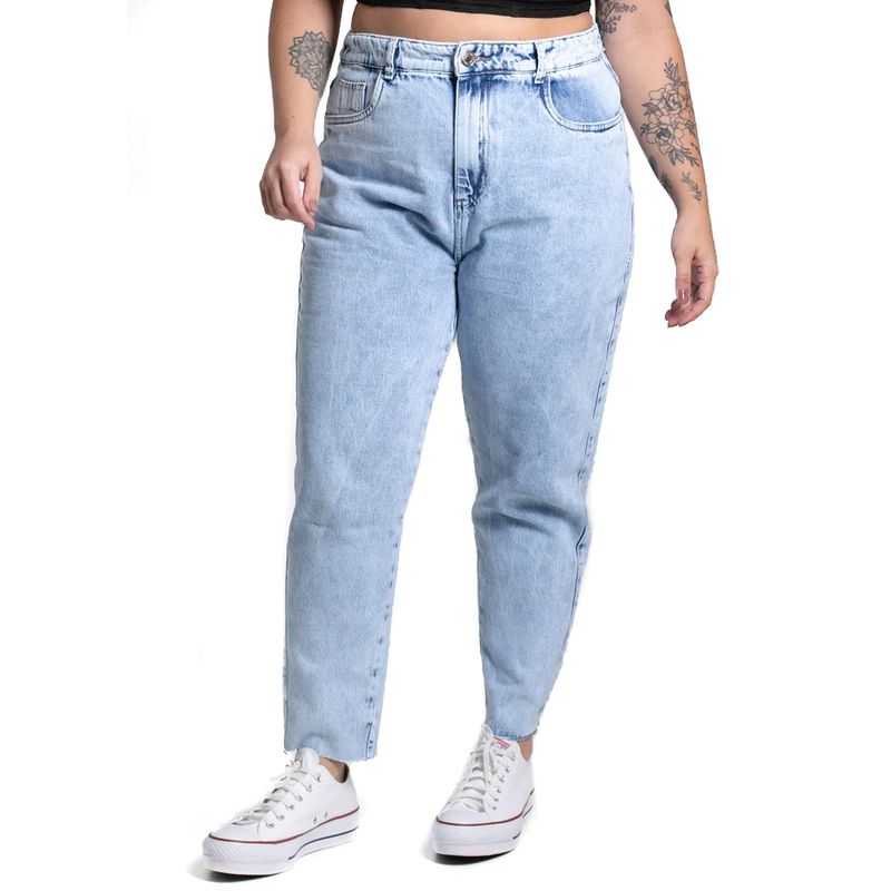 Calça jeans feminina sales sawary plus size