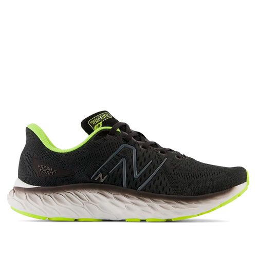 Tênis Masculino New Balance Fresh Foam X EVOZ V3 Preto/verde