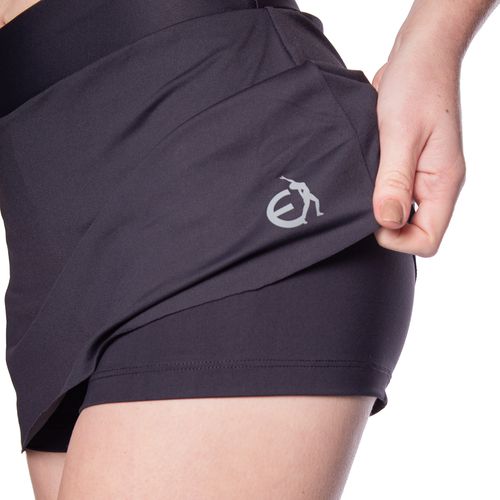 Short Saia Feminino Estilo do Corpo Emily Preto