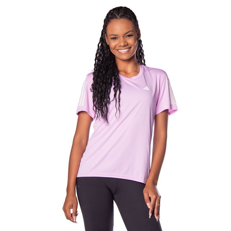 Camiseta Feminina Adidas Own The Run Lilás