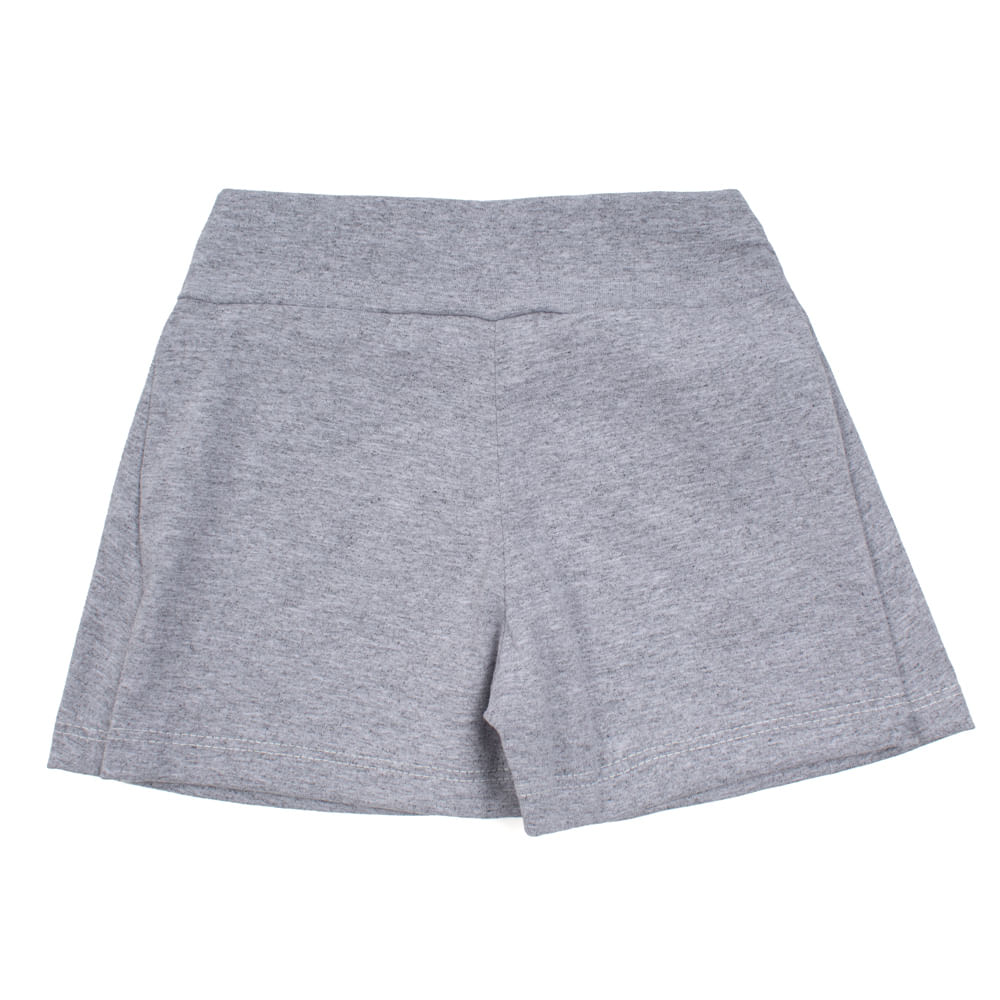 Short Saia Infantil Pitiska Cotton Cinza. Compre on-line. - Lojas Radan