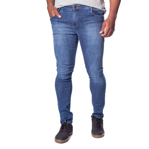 Calça Jeans Masculina Pitt Skinny Azul