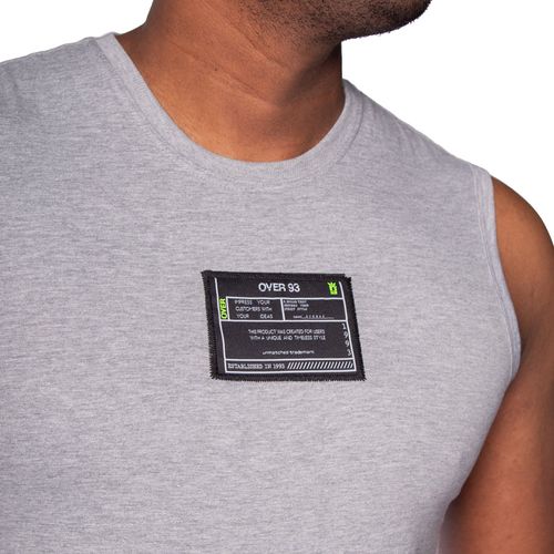 Regata Masculina Over Surf Patch Cinza