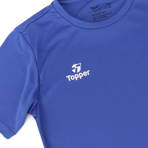 Camiseta Masculina Topper Classic Plus Size Azul