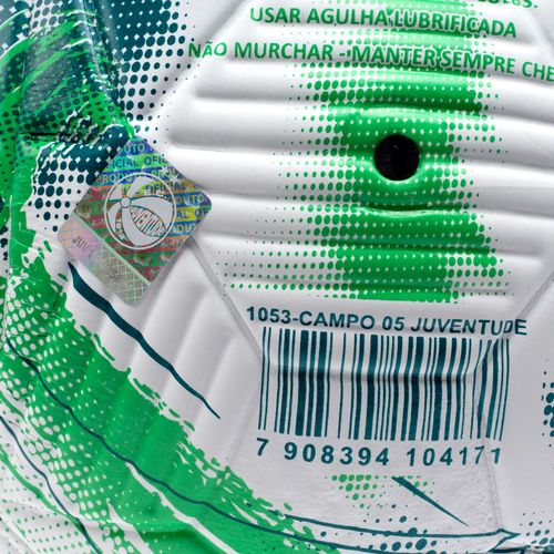 Bola de Futebol de Campo Dualt Juventude Branco/verde