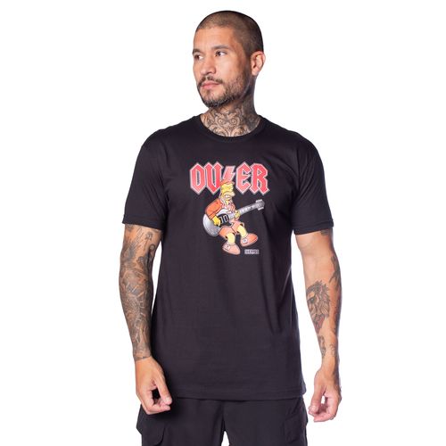 Camiseta Masculina Over Surf Homer Preto