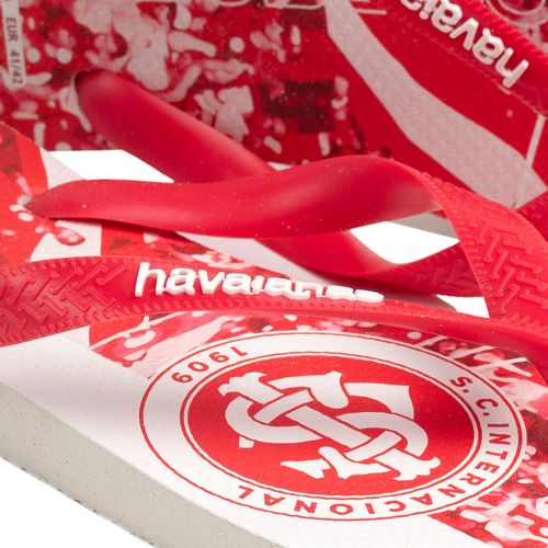 Chinelo Masculino Havaianas Inter Branco/vermelho