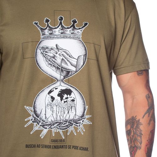 Camiseta Masculina Over Surf Ampulheta Verde