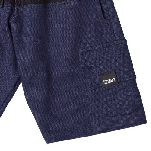 Bermuda Infantil Over Surf  Menino Preto/azul