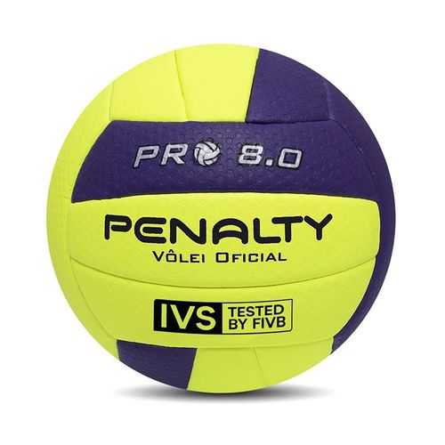Bola de Vôlei Penalty 8.0 Pro IX Amarelo/roxo