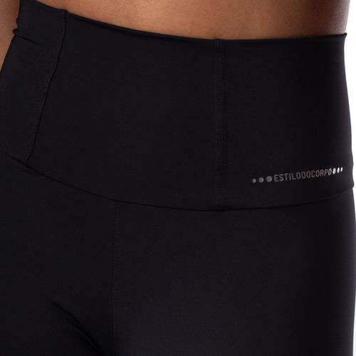 Corsário Feminina Estilo do Corpo Powerfit Preto