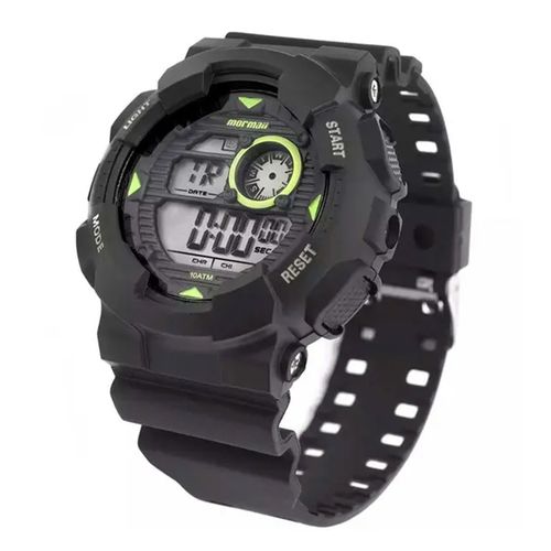 Relógio Masculino Mormaii Wave Digital Mo34158v Preto/verde