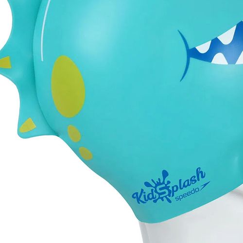 Touca de Natação Infantil Speedo Dino Azul