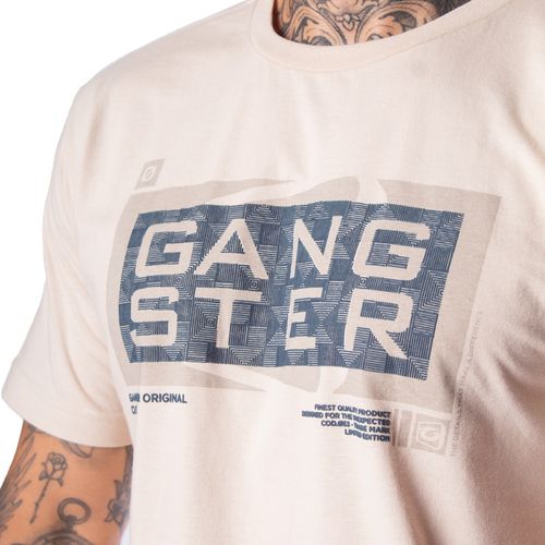 Camiseta Masculina Gangster Regular Finest Creme