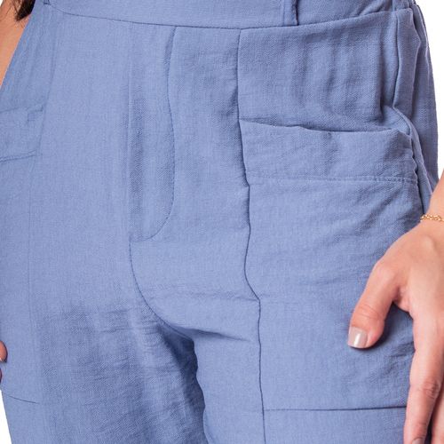 Calça Feminina Averzzy com Bolsos Frontais Azul