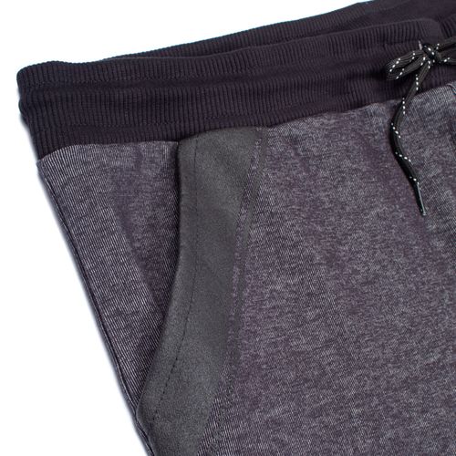 Bermuda Masculina Gangster Plus Size Moletom Preto