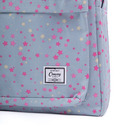 Mochila Unissex Convoy Estrelas Azul Claro