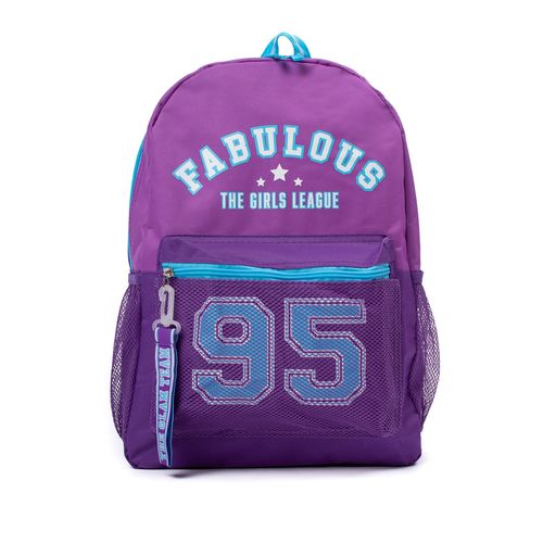 Mochila Unissex Clio Style Faboulous Lilás