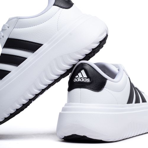 Tênis Feminino Adidas Grand Court Platform Branco/preto
