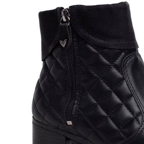 Bota Feminina Mississipi Matelassê Preto