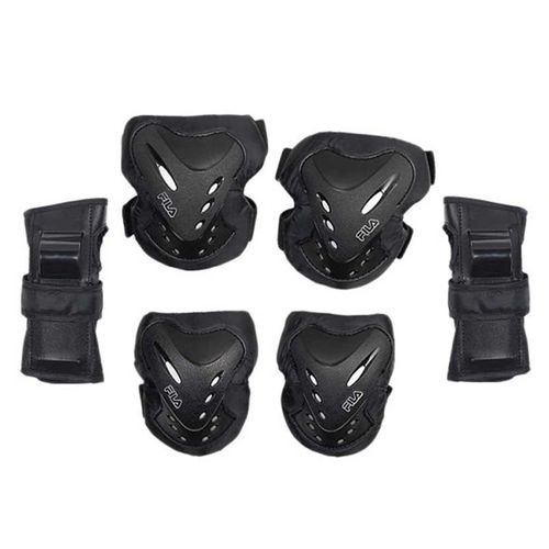 Kit de Proteção Infantil Fila Skates Preto