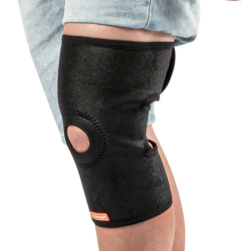 Joelheira Hidrolight com Reforço Patelar Ajustável Preto