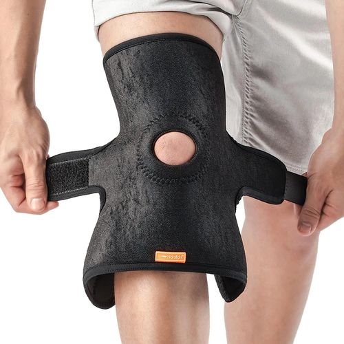 Joelheira Hidrolight com Reforço Patelar Ajustável Preto
