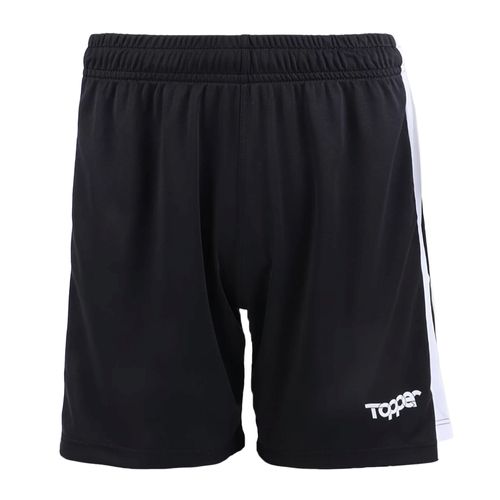 Calção Feminino Topper Fut Preto/branco