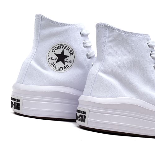Tênis Feminino Converse Chuck Taylor All Star Move Cano Alto Branco