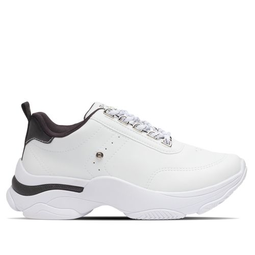 Tênis Feminino Ramarim Chunky Branco/preto