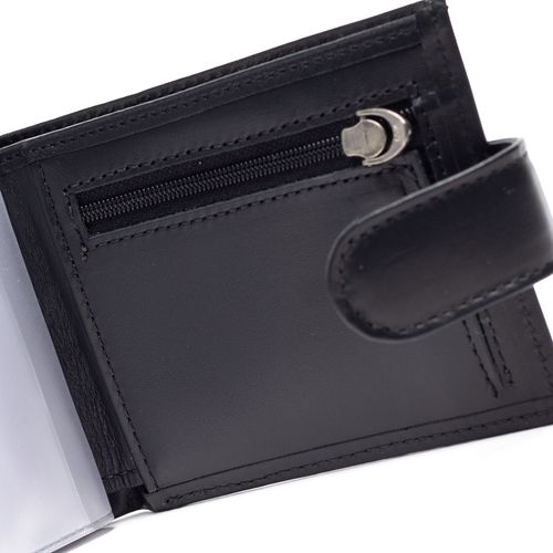 Carteira de Couro Fasolo Masculina H016033 Preto