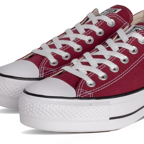 Tênis Converse Chuck Taylor All Star Plataforma Bordô