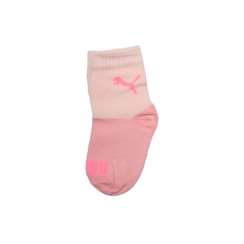 Kit com 2 Meias Puma Bebê Cano Longo Rosa/cinza