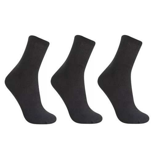 Kit 3 Pares de Meia Masculino Cano Longo Preto