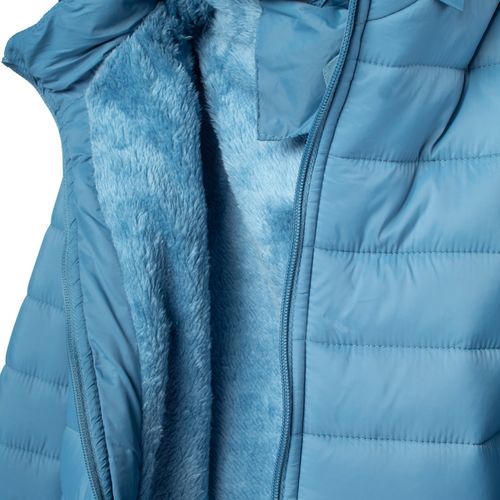 Jaqueta Puffer Feminina Sea Surf Plus Size Azul Claro