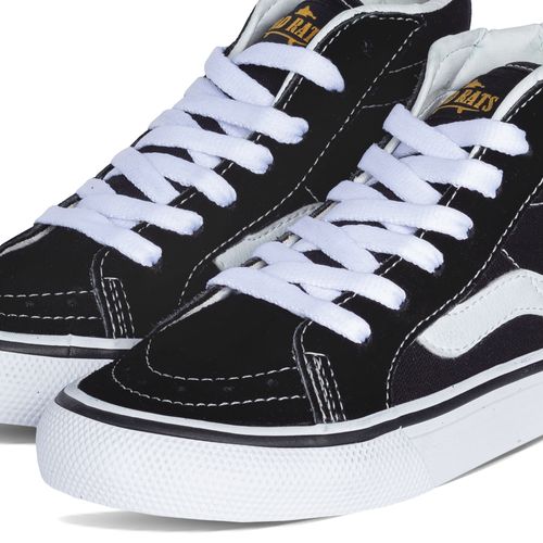 Tênis Infantil Mad Rats Hi Top Old School Preto/branco