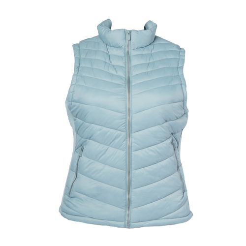 Colete Puffer Feminino Sea Surf Plus Size Azul Claro