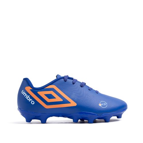 Chuteira Campo Infantil Umbro Orbit Jr Azul