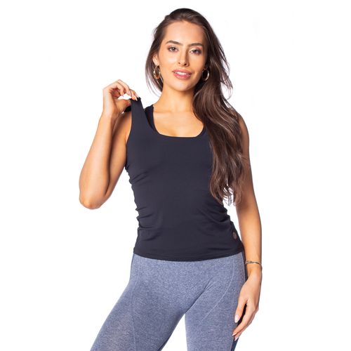 Regata Feminina Estilo do Corpo Light Preto