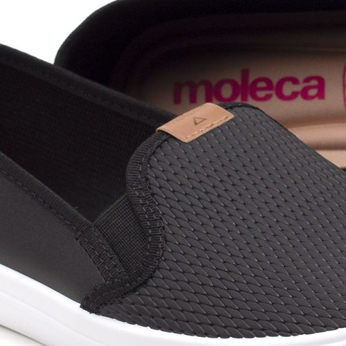 Sapatilha Feminina Moleca Napa Preto