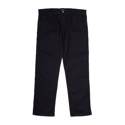Calça de Sarja Masculina Ice Plus Size Reta Preto