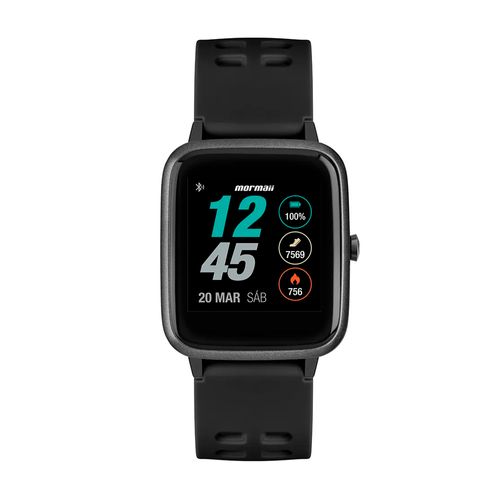 Relógio Unissex Mormaii Smartwatch Molifeab/8p Preto